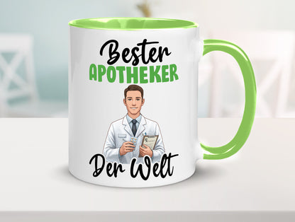 Bester Apotheker | Apotheke Pharmazie v2 Humor Geschenkidee Tasse