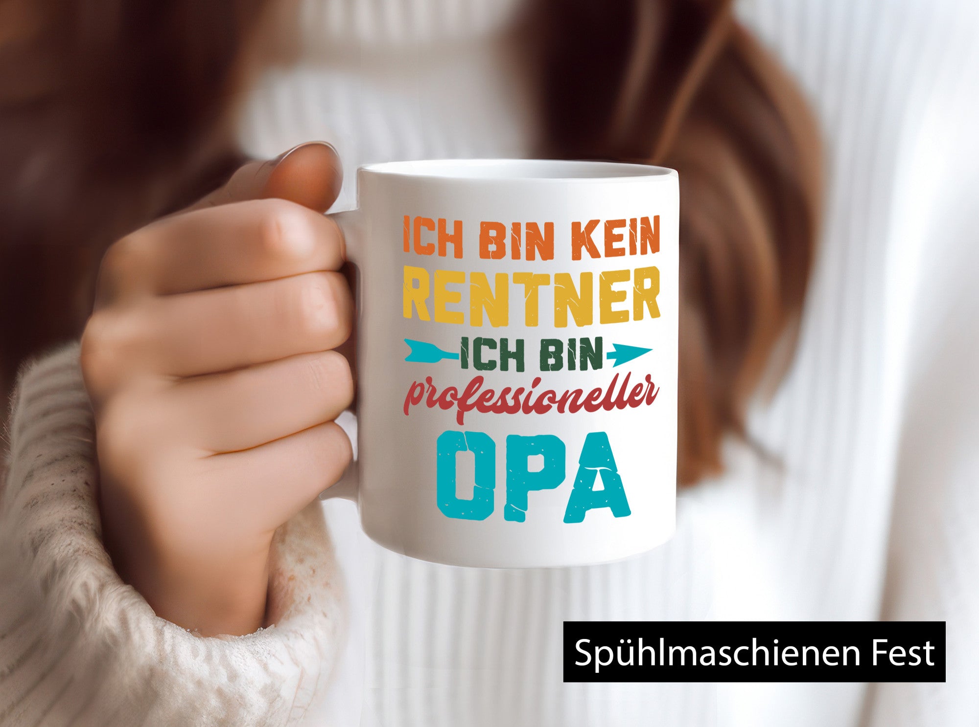 Ich bin Professioneller Opa | Rentner Großvater Geschenkidee Familie Humor Tasse