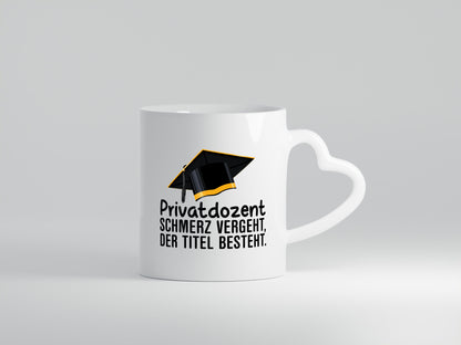 Privatdozent | Der Titel besteht Beachlor Humor Geschenkidee Tasse