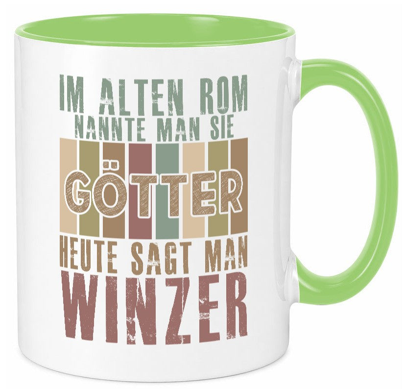 Heute sagt man: Winzer | Weinbauer Wein lustiger Spruch Geschenk Humor Tasse