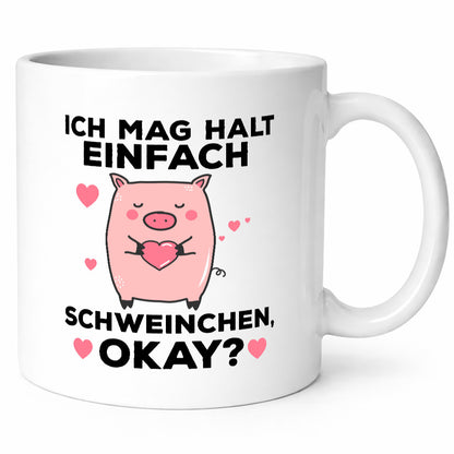 Ich mag Schweine | Schweinchen| Bauernhof Ferkel Geschenk Humor Geschenkidee