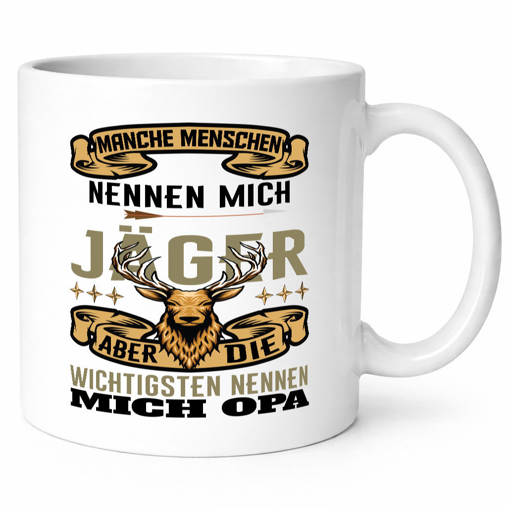 Manche Menschen nennen mich Jäger | Bester Opa Humor Familie Geschenkidee Tasse