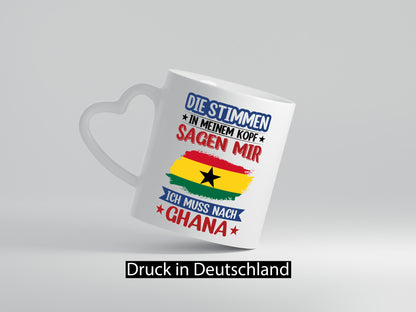 Ghana | Urlaub Stimmen in meinem Kopf Traumland lustig Humor Geschenkidee