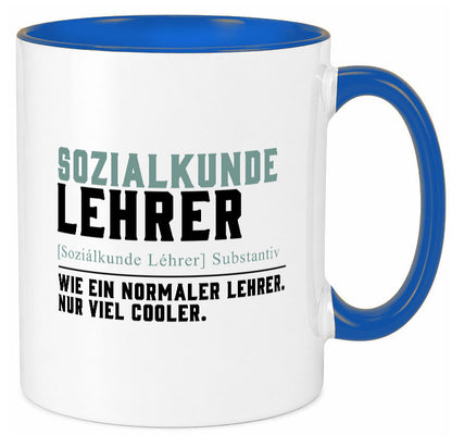 Sozialkundelehrer | Lehrer Unterricht Lieblingslehrer Geschenkidee Humor Tasse