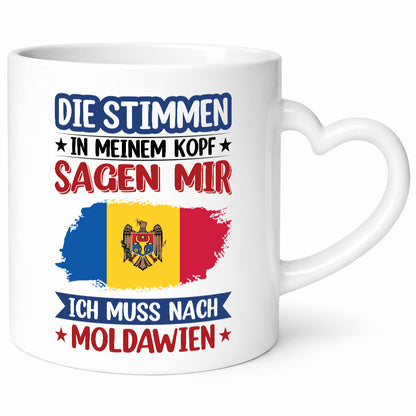 Moldawien | Urlaub Stimmen in meinem Kopf Traumland lustig Humor Geschenkidee