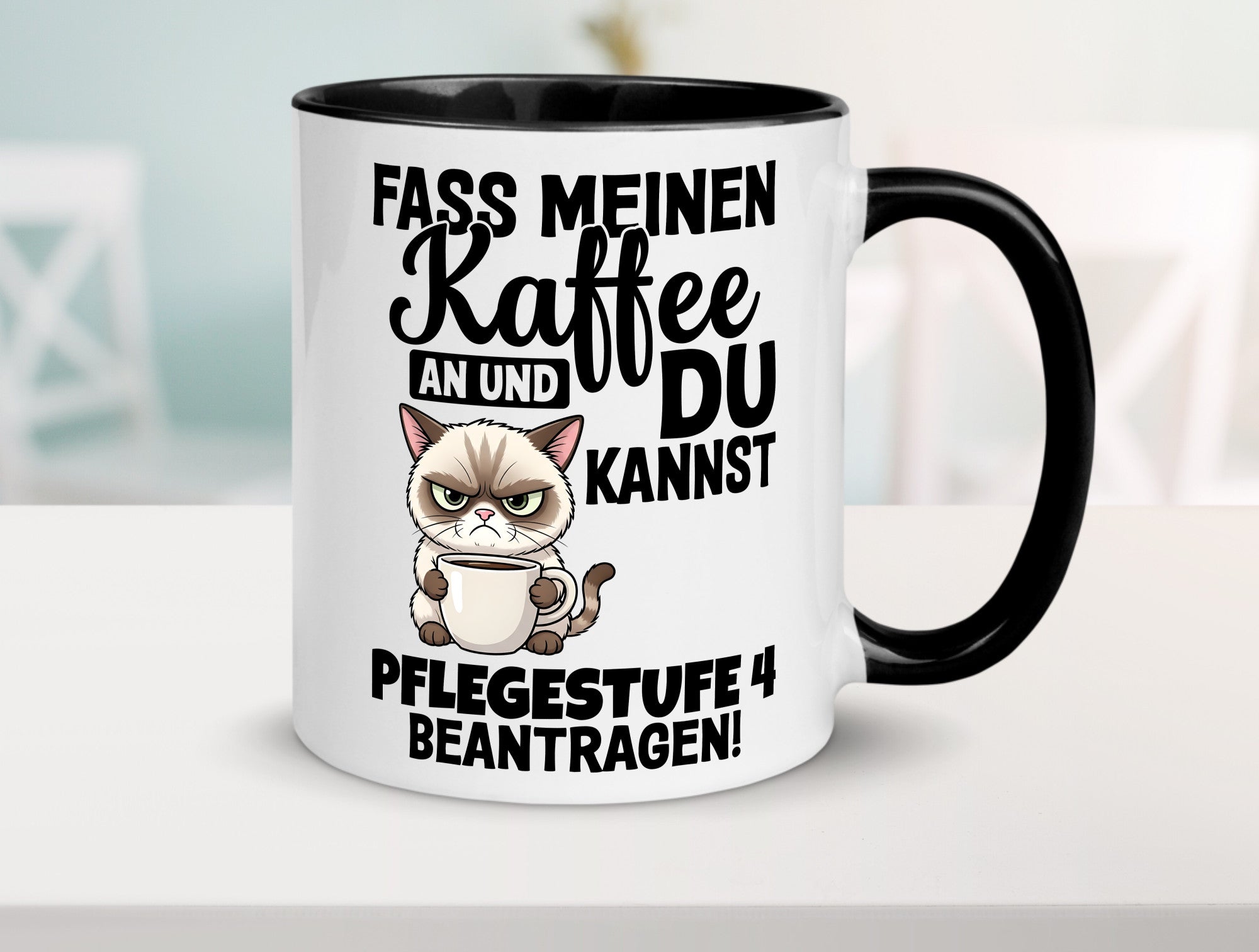 Fass meinen Kaffee an | Pflegestufe 4 Krankenschwester v3 Geschenkidee Humor