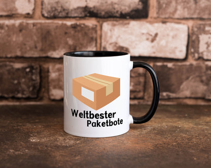 Weltbester Postbote | Paketlieferant lustiger Spruch Geschenk Humor Tasse