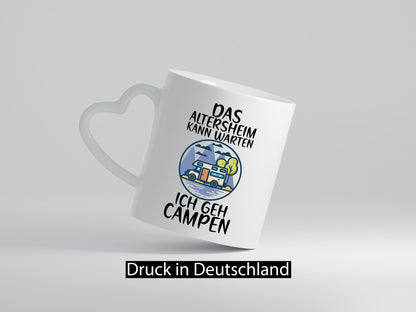 Altersheim kann warten | Rentner Camperliebe Wohnmobil Humor Ruhestand Jubiläum