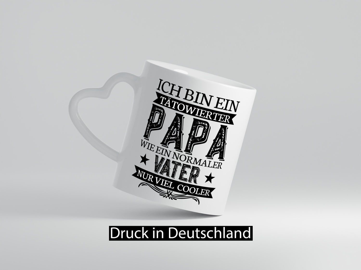 Tätowierter Papa | Cooler Vater Tasse Vatertag Geschenkidee Familie Humor