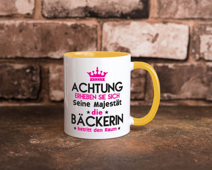 Seine Majestät Bäckerin | Bäckerei Frauen Backen Humor Geschenkidee Tasse