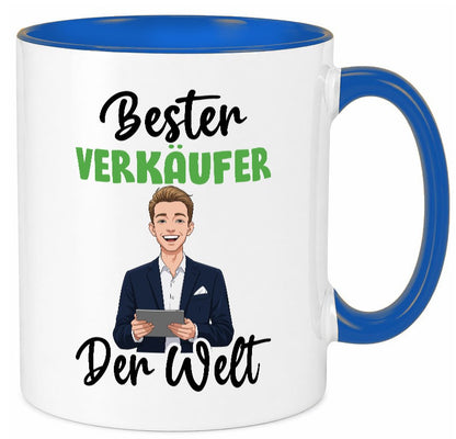 Bester Verkäufer | Kollege Verkaufsjob v2 Geschenkidee Arbeit Kollegen Büro Tasse