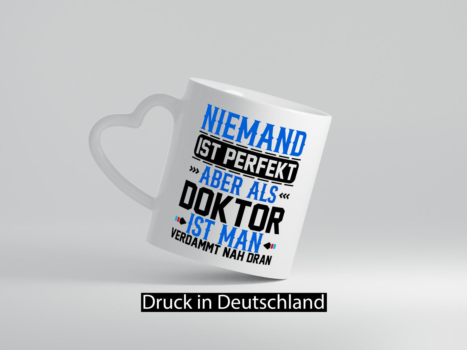 Niemand ist Perfekt | Doktor Verdammt nah dran lustiger Spruch Geschenk Humor