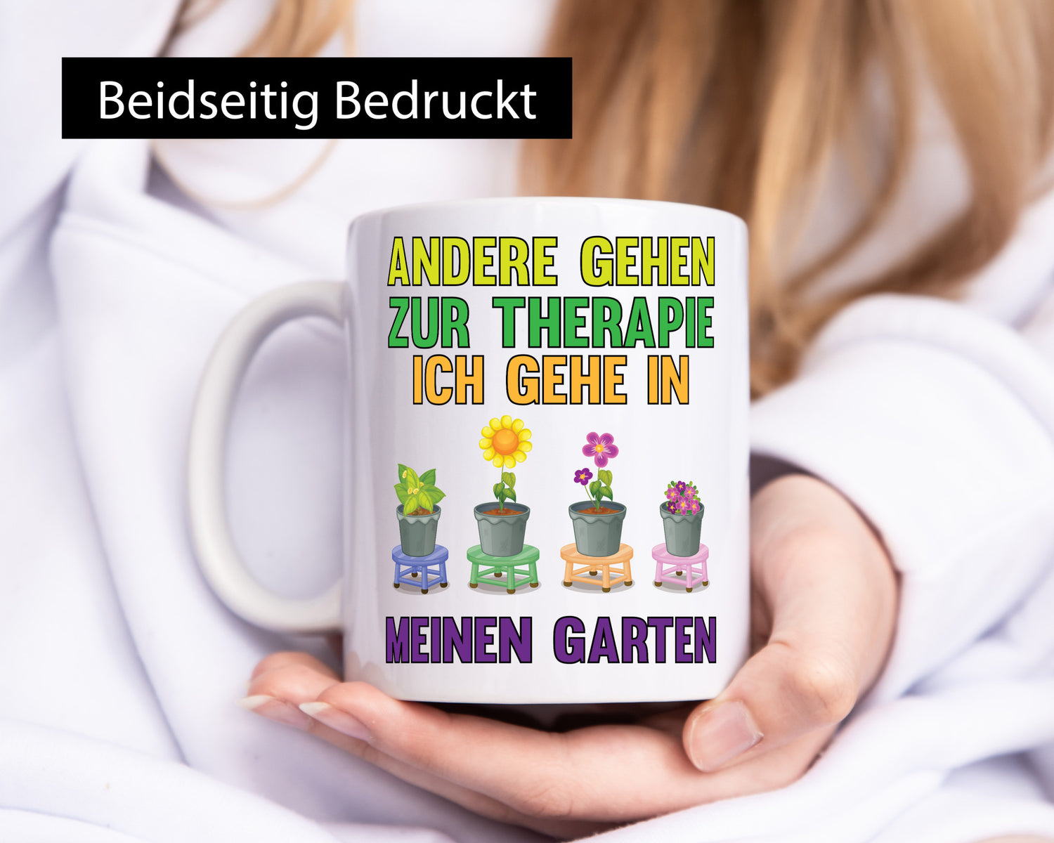 Andere gehen zur Therapie ich gehe in meinen Garten lustiger Spruch Geschenk