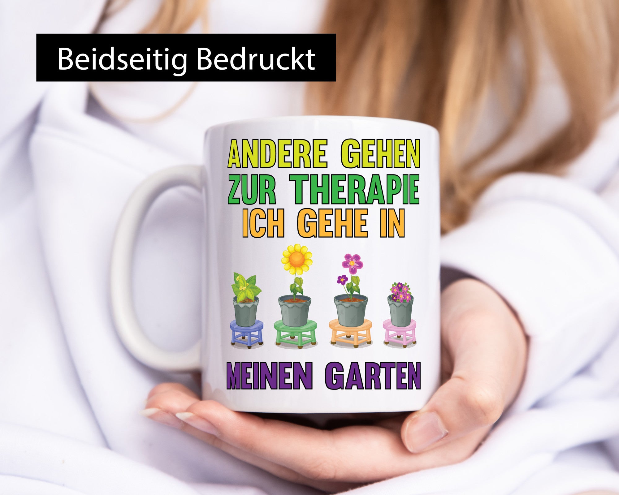 Andere gehen zur Therapie ich gehe in meinen Garten lustiger Spruch Geschenk
