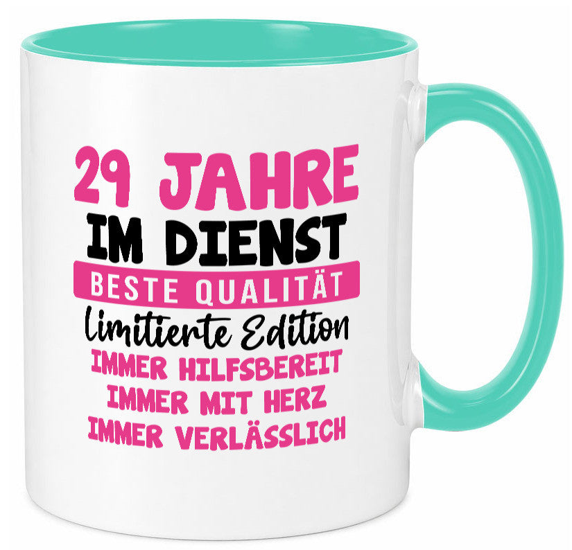 29 Jahre im Dienst | Jubiläum Arbeit v10 Geschenk Kollegen Büro lustiger Spruch
