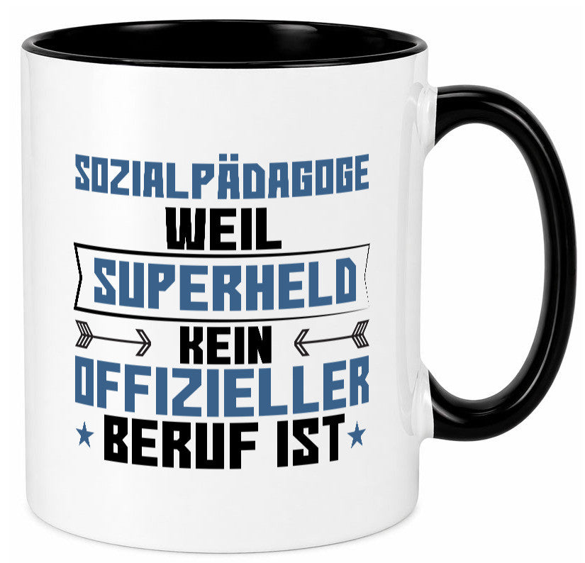 Superheld Sozialpädagoge | Pädagoge lustig Humor Geschenkidee Geschenk Tasse