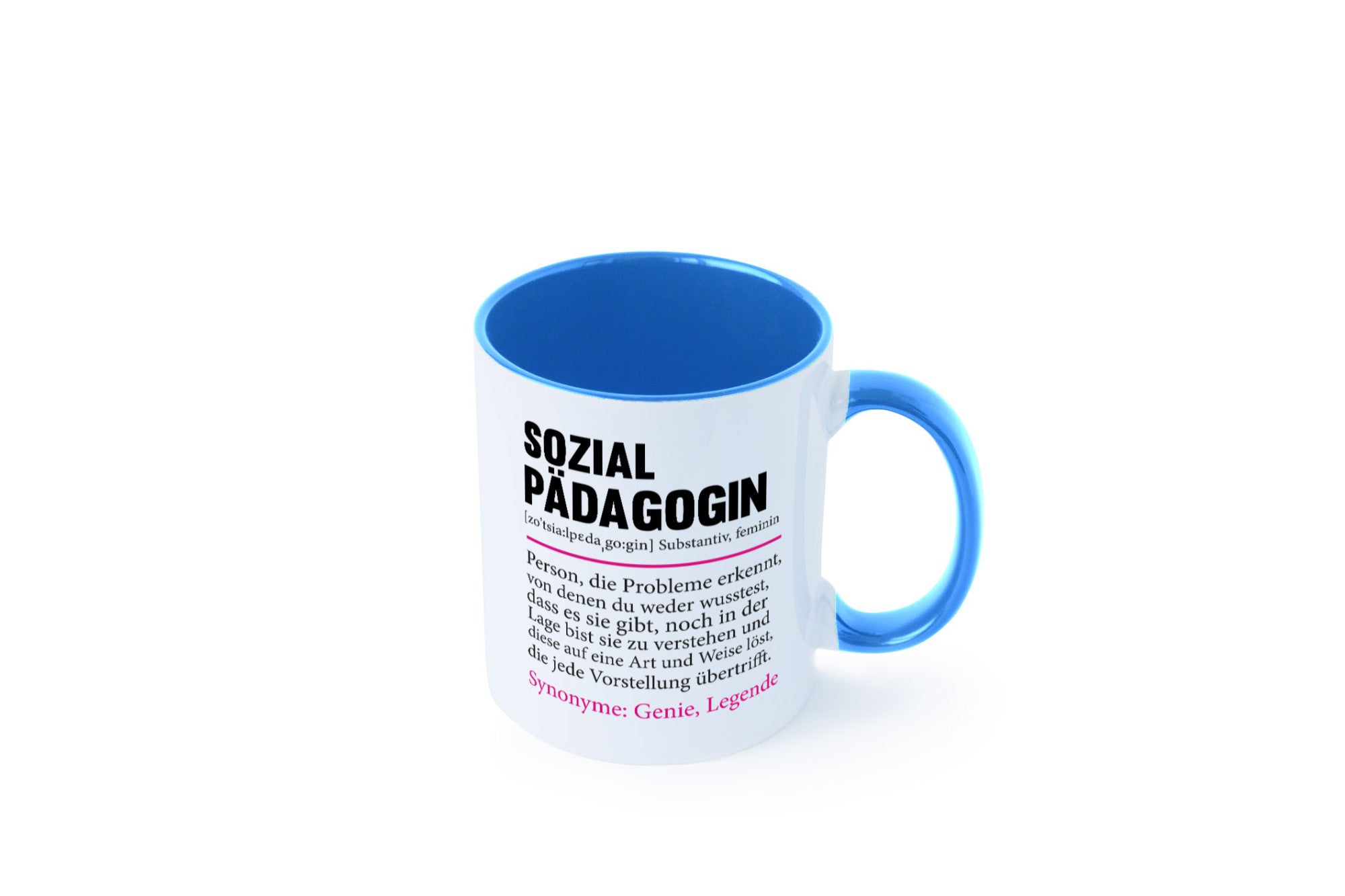 Sozialpädagogin | Spruch lustig Humor Pädagogin v2 Geschenkidee Geschenk Tasse