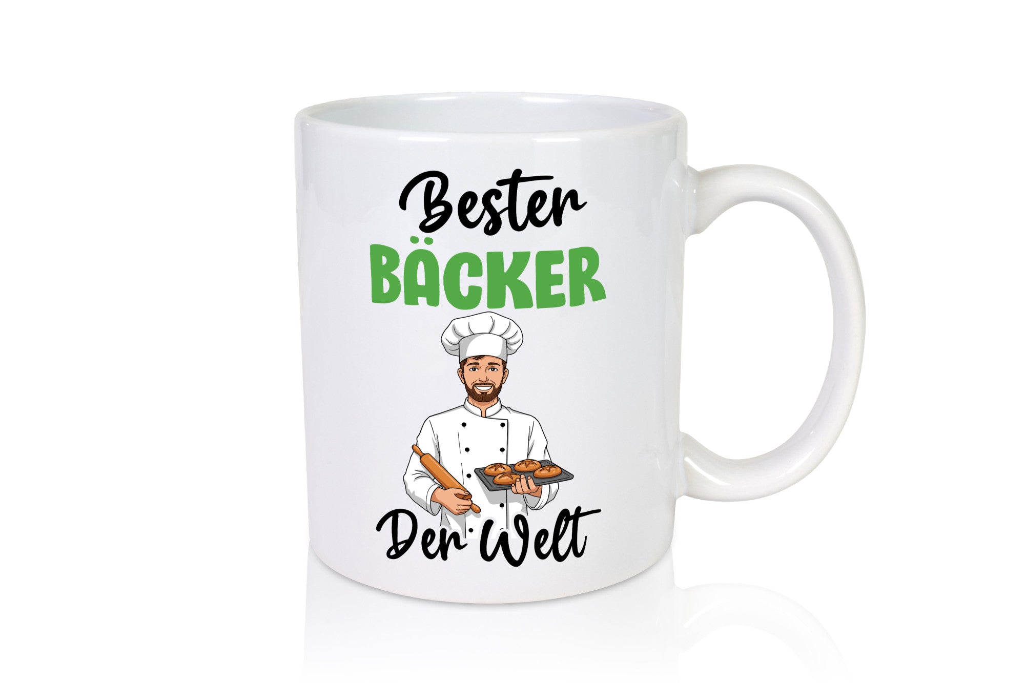 Bester Bäcker | Bäckerei Backen Konditor v2 Humor Geschenkidee Tasse