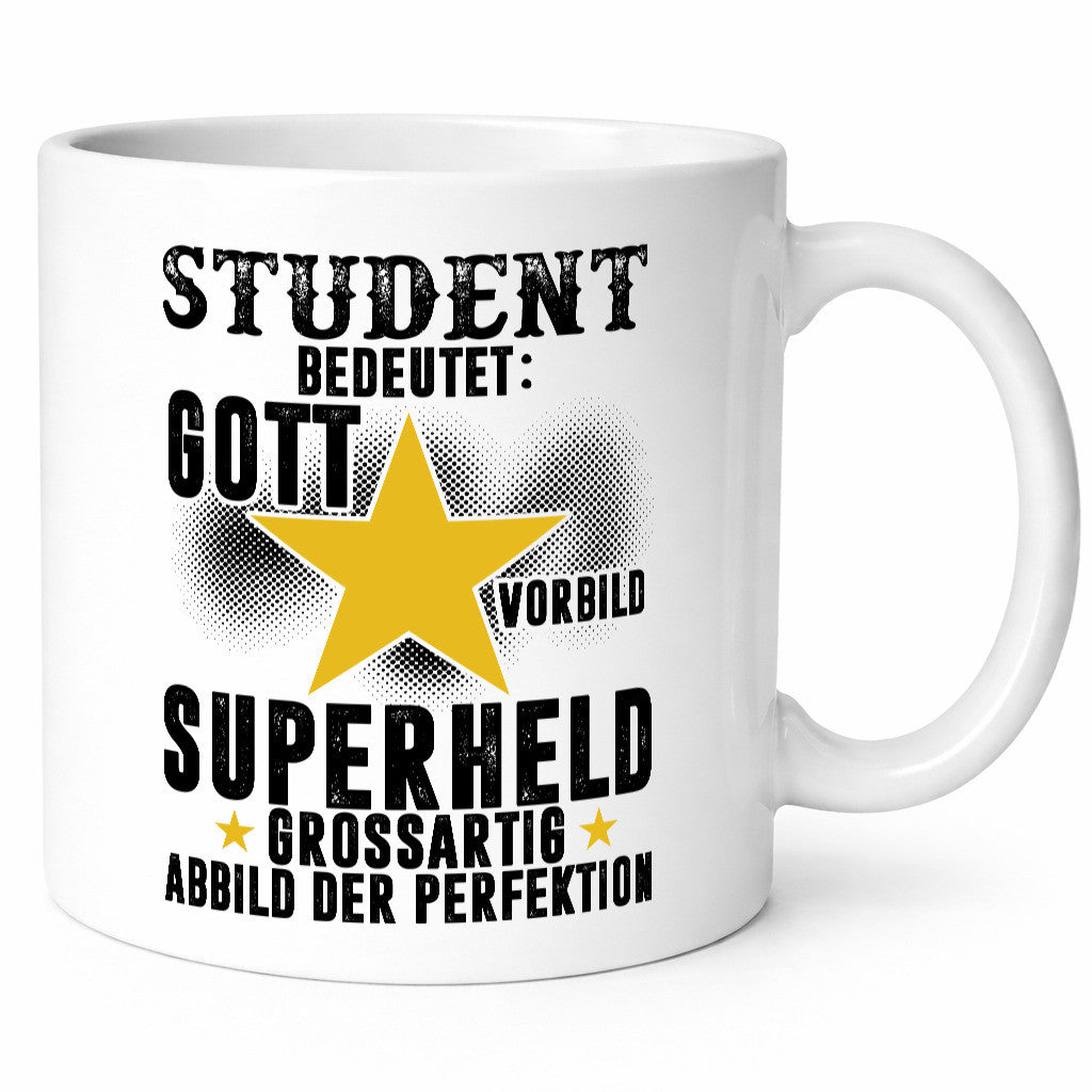 Bedeutung von Student | Universität Uni Studium Geschenkidee Humor Tasse