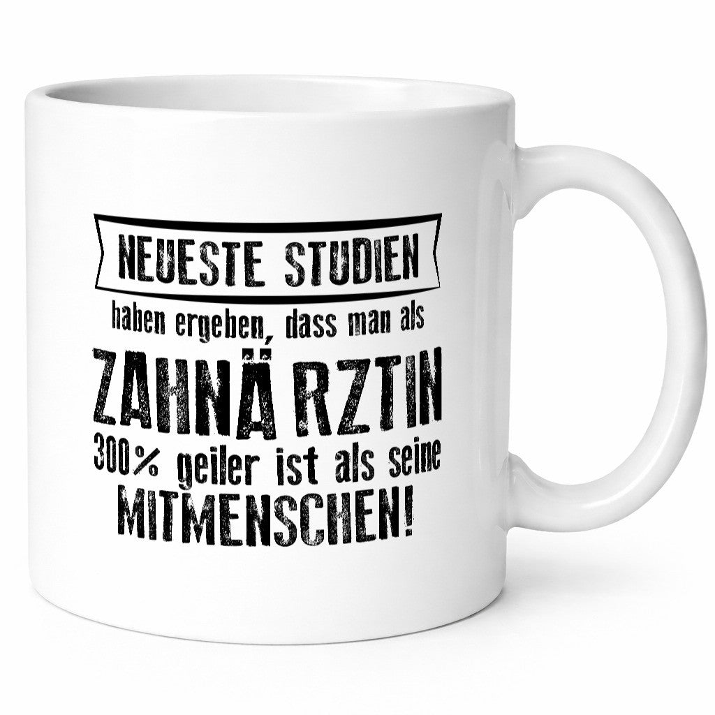 Neuste Studien: Zahnärztin | Zahnmedizin Beruf lustig Arbeit Kollegen Büro