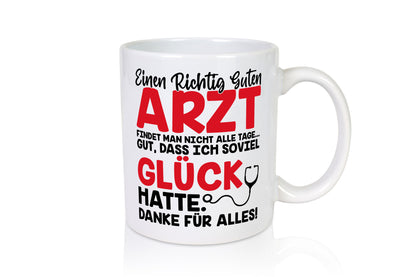 Richtig guter Arzt | Dankeschön Tasse Ärzte Spruch vl8 Geschenkidee Humor