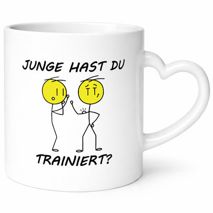 Junge hast du Trainiert? | Gym Muskelaufbau Geschenk Humor Geschenkidee
