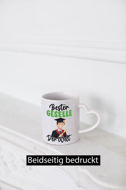 Bester Geselle | Handwerker v2 lustig Humor Geschenkidee Geschenk Tasse