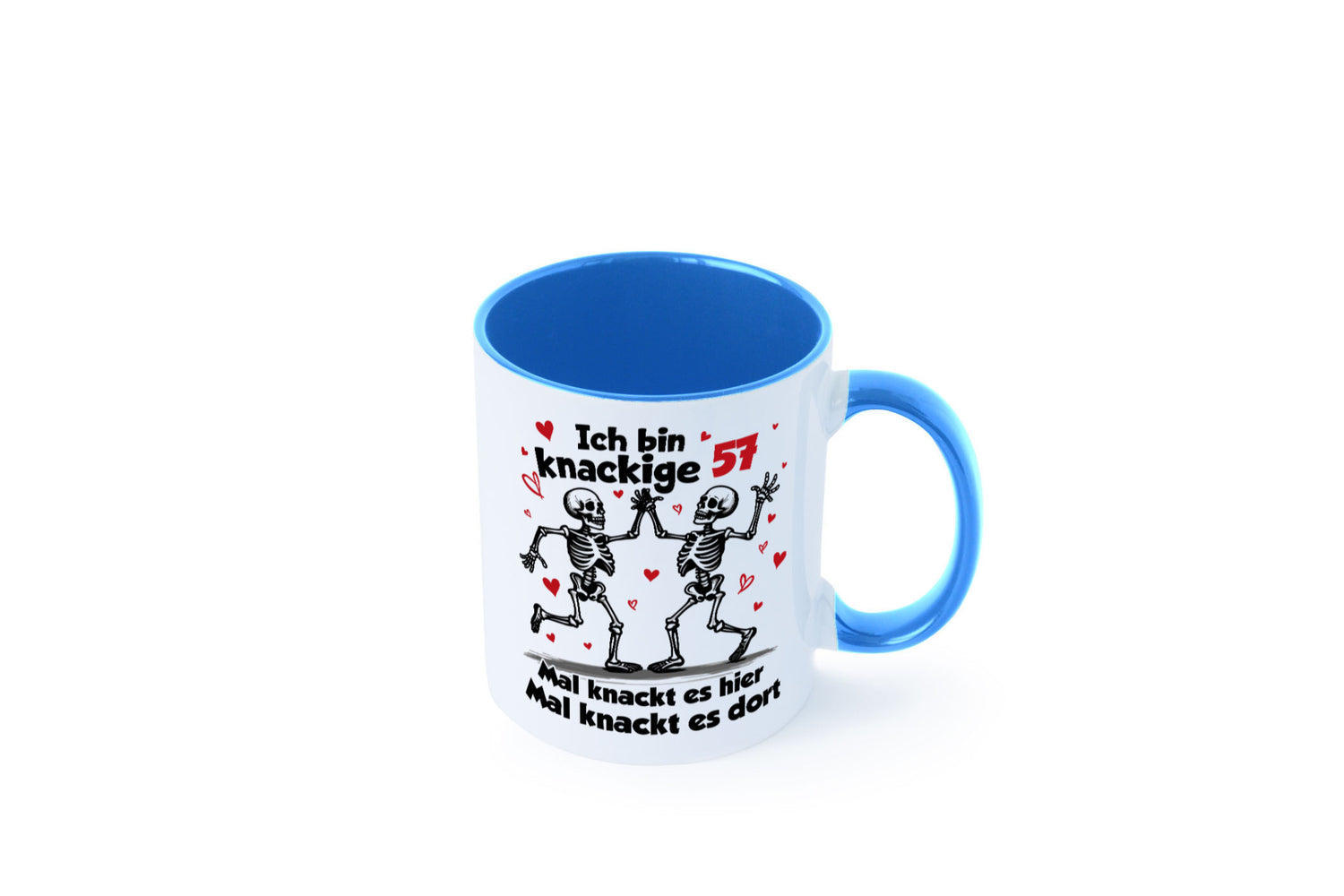 57. Geburtstag | Knackige 57 Ich bin alt lustig Geschenkidee Geschenk Tasse