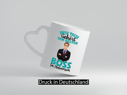 Im Universum: Boss | Führungskraft Vorgesetzter lustiger Spruch Geschenk Humor