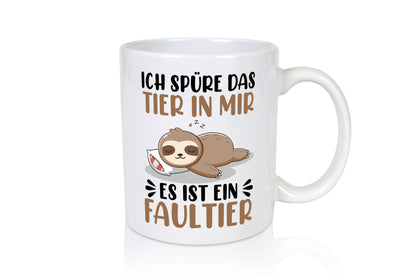 Ich bin ein Faultier Geschenk Tierliebhaber Humor lustiger Spruch Tasse