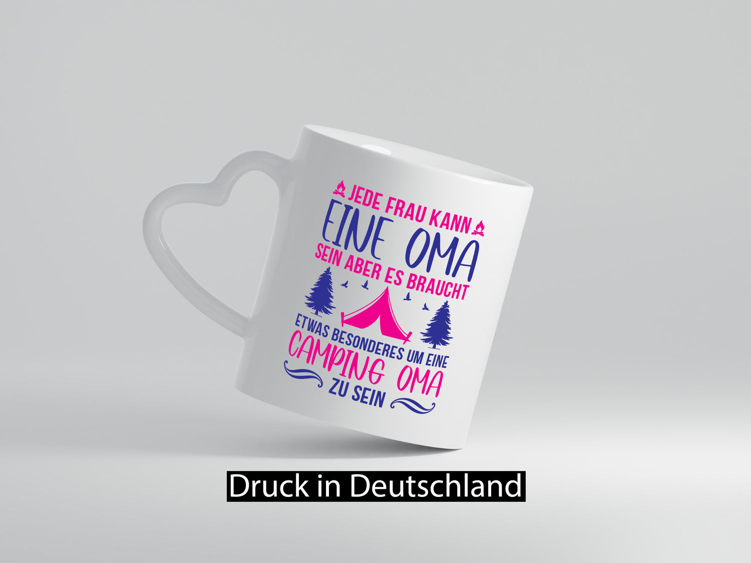 Eine Oma | Etwas Besonderes Camping Humor Familie Geschenkidee Tasse