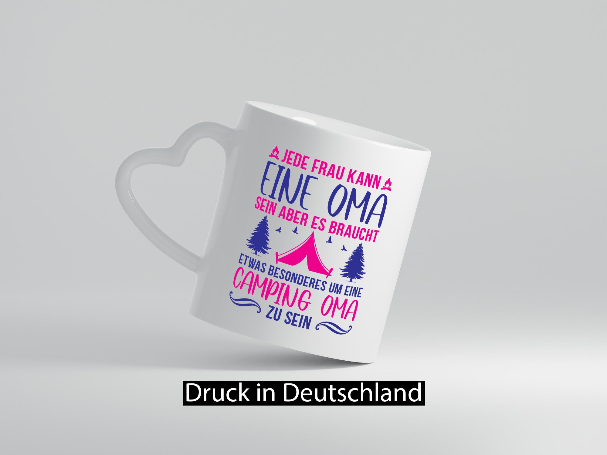 Eine Oma | Etwas Besonderes Camping Humor Familie Geschenkidee Tasse