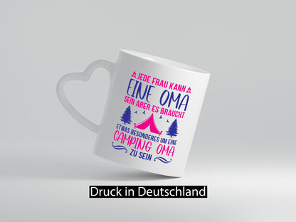 Eine Oma | Etwas Besonderes Camping Humor Familie Geschenkidee Tasse