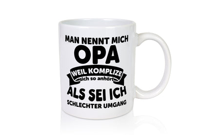 Nenn mich Opa, Komplize schlechter Umgang | Opa Witz Geschenk Familie