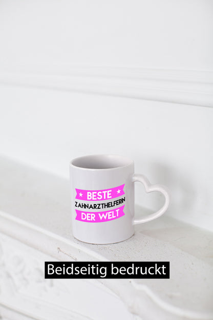 Beste Zahnarzthelferin | Zahnmedizin Humor Geschenkidee Tasse