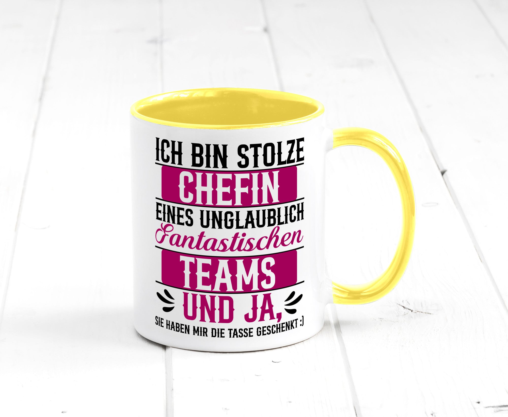 Stolze Chefin | Tolles Team Mitarbeiter lustig Arbeit Kollegen Büro Geschenk
