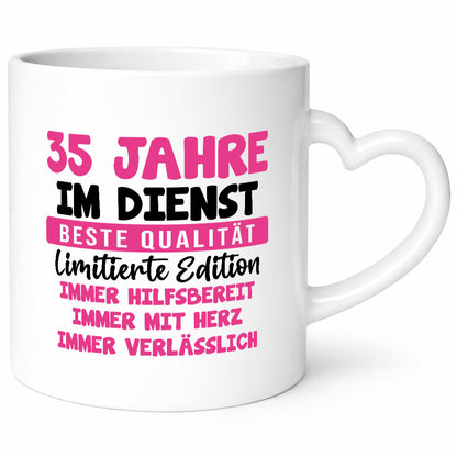 35 Jahre im Dienst | Jubiläum Arbeit v10 lustiger Spruch Geschenk Kollegen Büro
