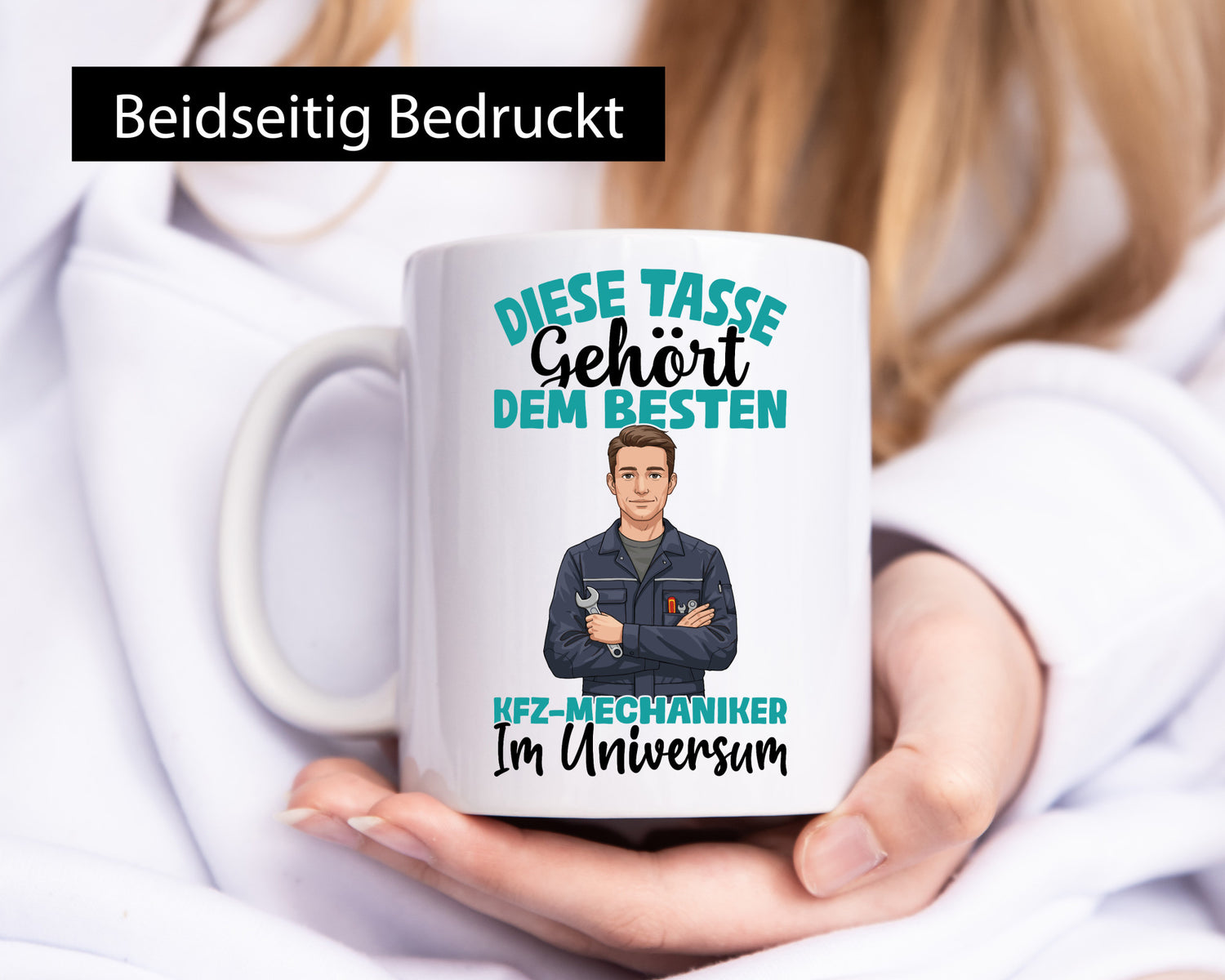Im Universum: KFZ-Mechaniker | Werkstatt Mechaniker lustiger Spruch Geschenk