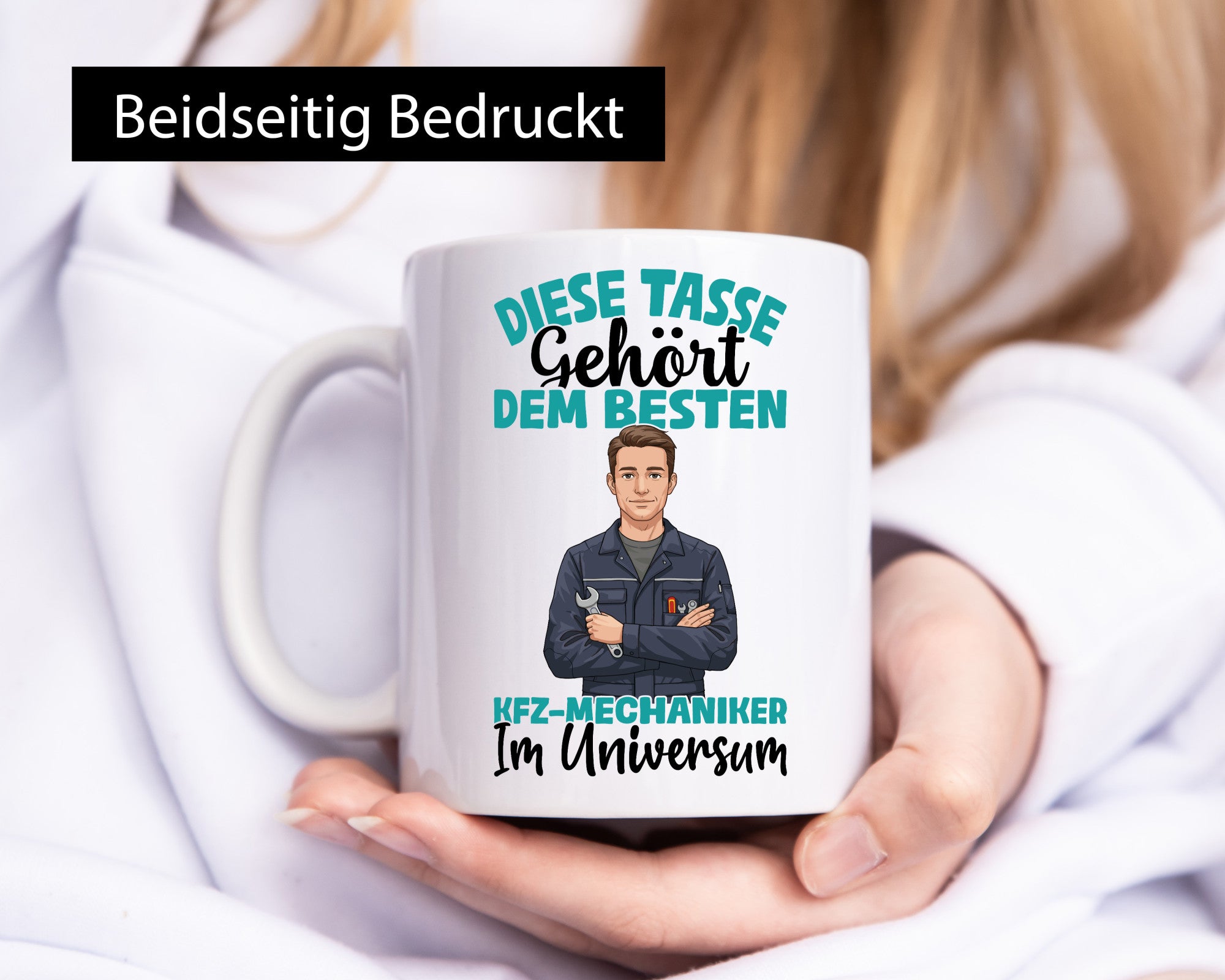 Im Universum: KFZ-Mechaniker | Werkstatt Mechaniker lustiger Spruch Geschenk