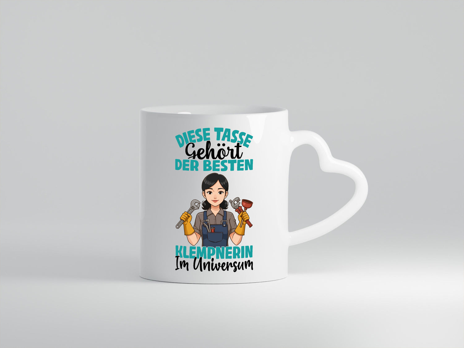 Im Universum: Klempnerin | Klempnerinnen lustiger Spruch Geschenk Humor