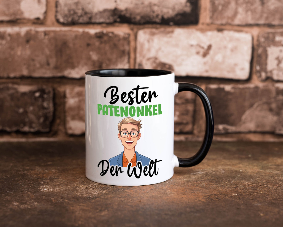 Bester Patenonkel | Onkel lustiger Spruch Geschenk Humor Geschenkidee Tasse