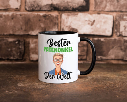 Bester Patenonkel | Onkel lustiger Spruch Geschenk Humor Geschenkidee Tasse