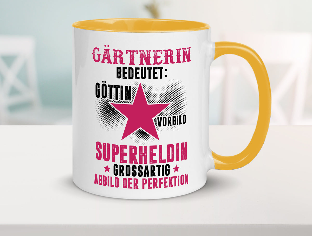 Bedeutung von Gärtnerin | Gartenbau lustiger Spruch Geschenk Humor Geschenkidee Tasse