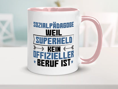 Superheld Sozialpädagoge | Pädagoge lustig Humor Geschenkidee Geschenk Tasse