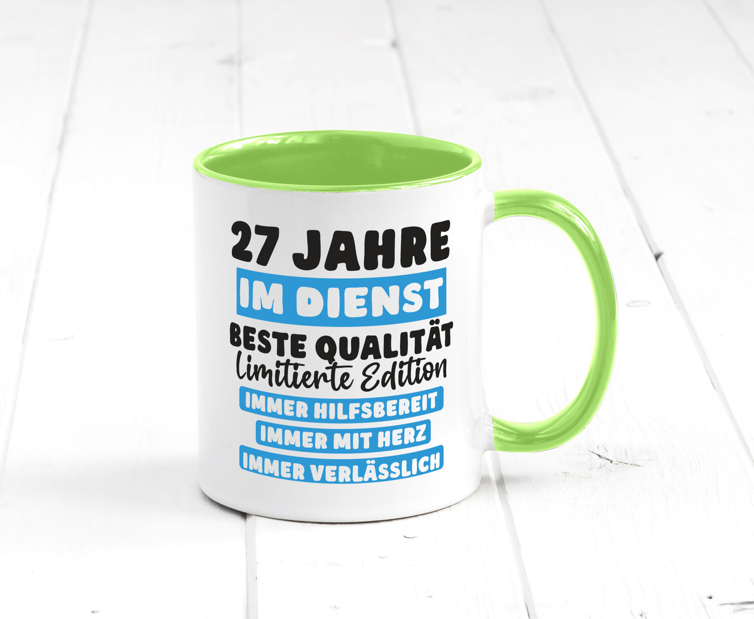 27 Jahre im Dienst | Jubiläum Arbeit v6 lustiger Spruch Geschenk Kollegen Büro