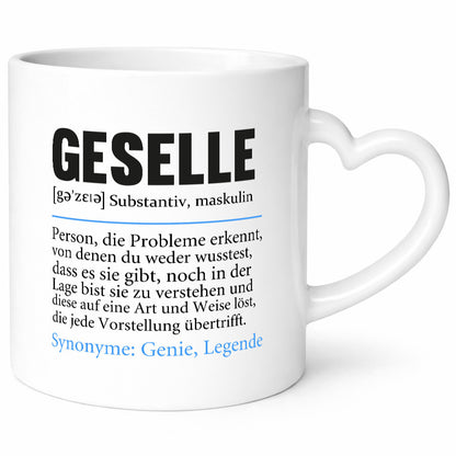 Geselle | Beruf Handwerker Spruch lustig Geschenkidee Arbeit Kollegen Büro