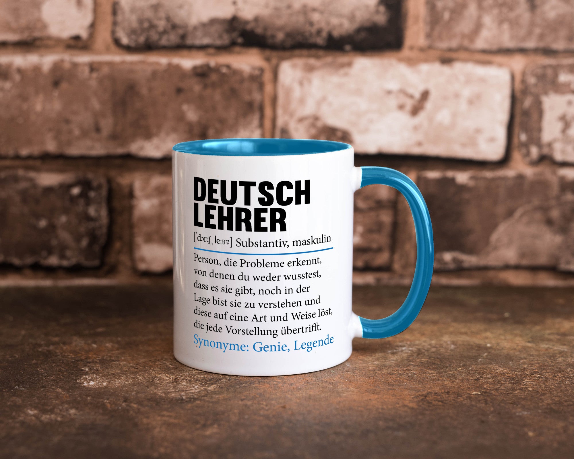 Deutschlehrer Spruch | Lehrer Schule Humor lustig Geschenkidee Geschenk Tasse
