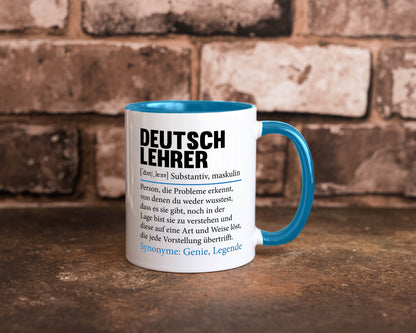 Deutschlehrer Spruch | Lehrer Schule Humor lustig Geschenkidee Geschenk Tasse