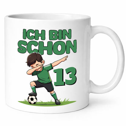 13. Geburtstag | 13 Jahre Fußballer lustiger Spruch Geschenk Geschenkidee Tasse