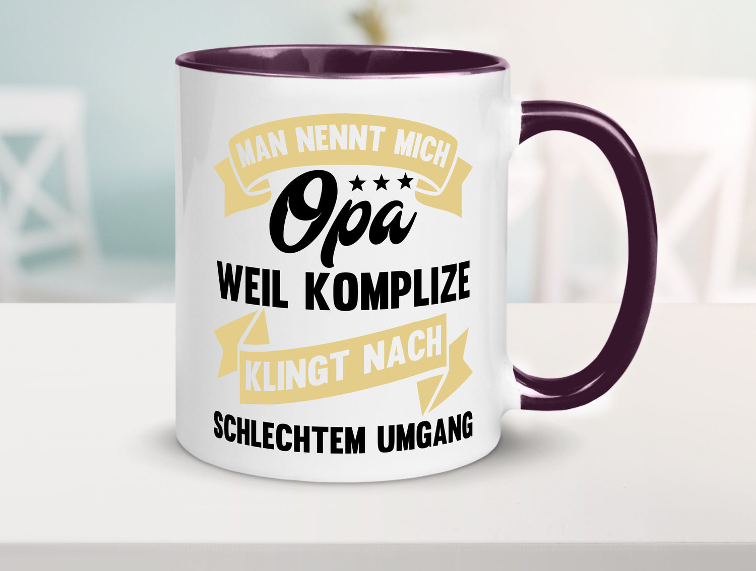 Man nennt mich Opa | Bester der Welt Humor Familie Geschenkidee Tasse